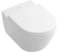 Подвесной унитаз Villeroy & Boch Subway 2.0 CeramicPlus цвет-альпийский белый 5614R0R1