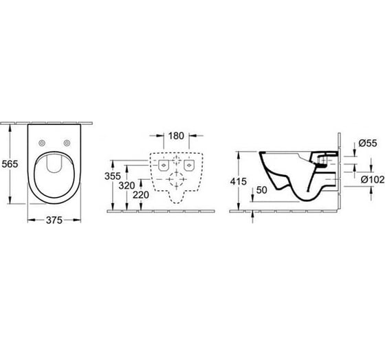 Подвесной унитаз Villeroy & Boch Subway 2.0 CeramicPlus цвет-альпийский белый 5614R0R1
