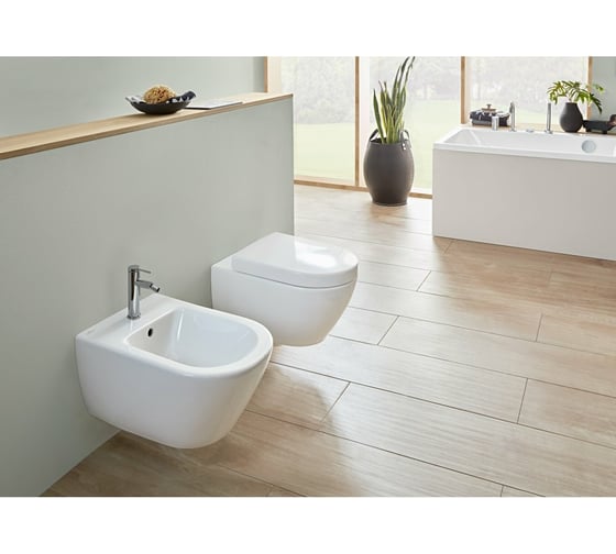 Подвесное биде Villeroy & Boch Subway 2.0 цвет-альпийский белый 540000R1