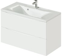 Подвесная тумба с раковиной ИТАНА Мишель 90 4627189082397