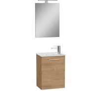 Сет VitrA MiA 40 см, тумба+раковина+зеркало, золотой дуб 69565