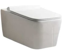 Унитаз подвесной Cerutti SPA Ceruttispa VIOLA Aria Tornado безободковый, сиденье с микролифтом 10583