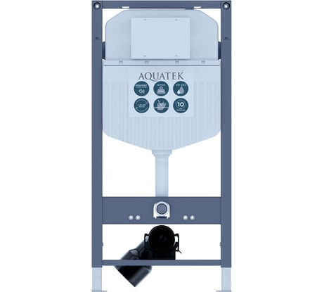 Монтаж рама для подвесного унитаза AQUATEK INS-0000023 Duos 50 1130x520x100+звукоизоляционная прокладка 00000145368