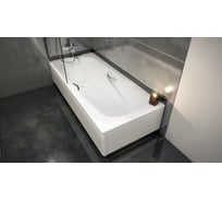 Стальная ванна BLB Universal Anatomica HG 150х75, белая, c отверстиями для ручек B55L