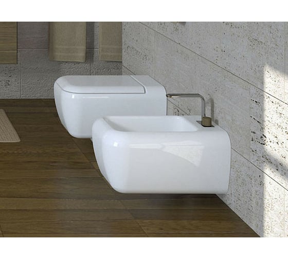 Подвесной унитаз CIELO SHUI BIG белый, 36х55х29 SHVSB B