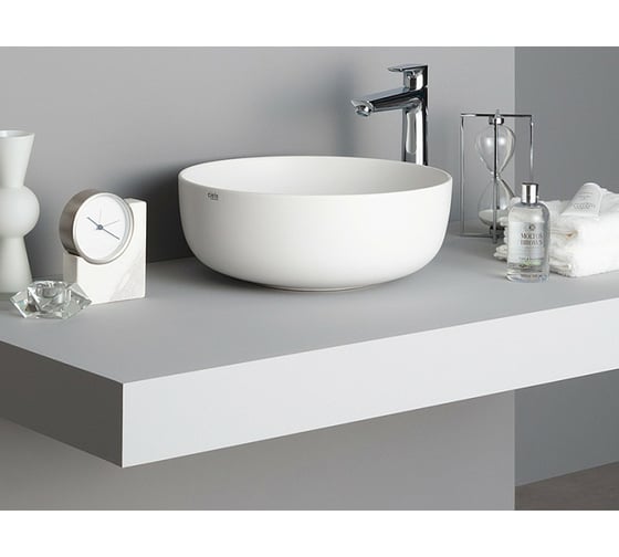 Накладная раковина CIELO ERA-ECO 40x15, белая BAERA40 B