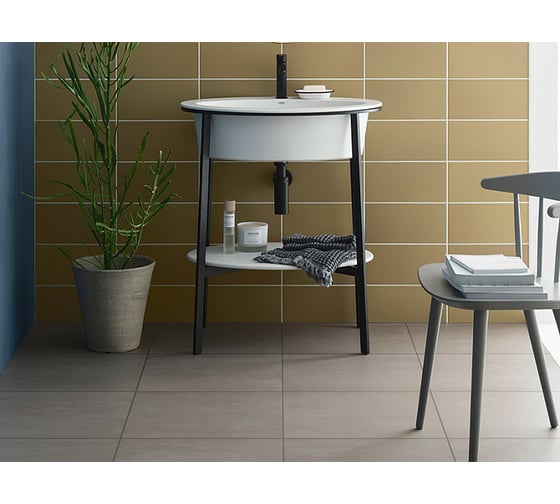 Керамическая раковина CIELO Catino Ovale на одно отверстие CALAOF Gloss White
