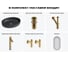Акционный набор 6 в 1 Wellsee Belle Spa 3.0 накладная раковина 55x41 см, состоит из 33590 20218499R 12