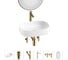 Комплект 6 в 1 Wellsee Bathroom Sink накладная раковина 54x41 см, состоит из 3331110 20219419R 1