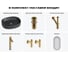 Акционный набор 6 в 1 Wellsee Belle Spa 2.0 накладная раковина 55x45 см, состоит из 33580 20218443R 12