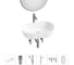 Комплект 6 в 1 Wellsee Bathroom Sink накладная раковина 55x32 см, состоит из 3331109 20219489R 1