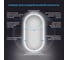 Комплект 6 в 1 Wellsee Bathroom Sink накладная раковина 55x32 см, состоит из 3331109 20219489R 10