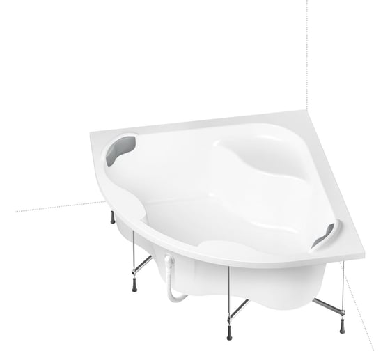 Комплект 5 в 1 Lavinia Boho Aveo акриловая ванна 150x150 см, с инсталляцией и подвесным унита 20221209R