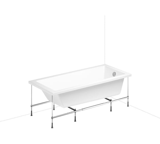 Комплект 5 в 1 Lavinia Boho Catani акриловая ванна 160x80 см, с инсталляцией и подвесным унит 20221093R