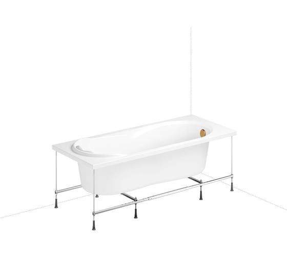 Комплект 5 в 1 Lavinia Boho Easter Pro акриловая ванна 150x70 см, с инсталляцией и подвесным 20221144R