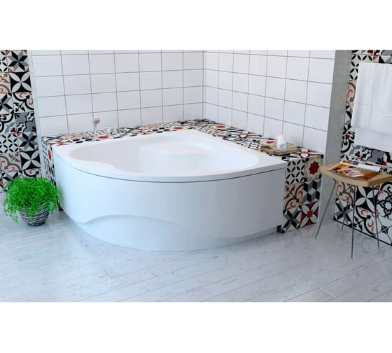 Комплект 5 в 1 Lavinia Boho Aveo акриловая ванна 140x140 см, с инсталляцией и подвесным унита 20221207R
