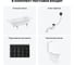 Комплект 5 в 1 Sanitana BLB Universal 3,5 стальная ванна 160x70 с напольным унитазом 20220711R 10