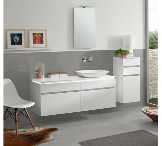 Раковина Villeroy & Boch Loop Friends шгв 585x380x110 CeramicPlus цвет-альпийский белый 515400R1