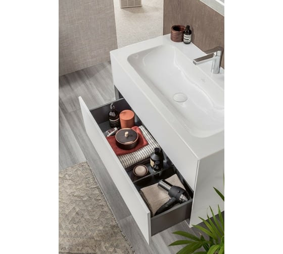 Раковина Villeroy & Boch Finion шгв 1000x500x100 CeramicPlus цвет-альпийский белый 4164ABR1