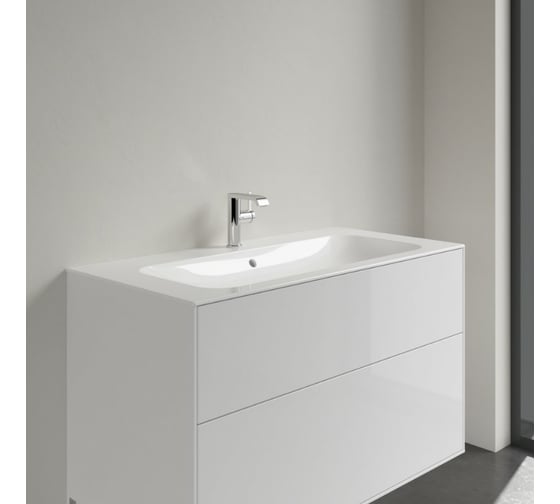 Раковина Villeroy & Boch Finion шгв 1000x500x100 CeramicPlus цвет-альпийский белый 4164ABR1