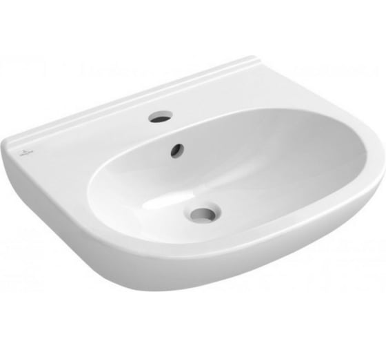 Раковина Villeroy & Boch O'Novo шгв 600x490x180 цвет-альпийский белый 51606001