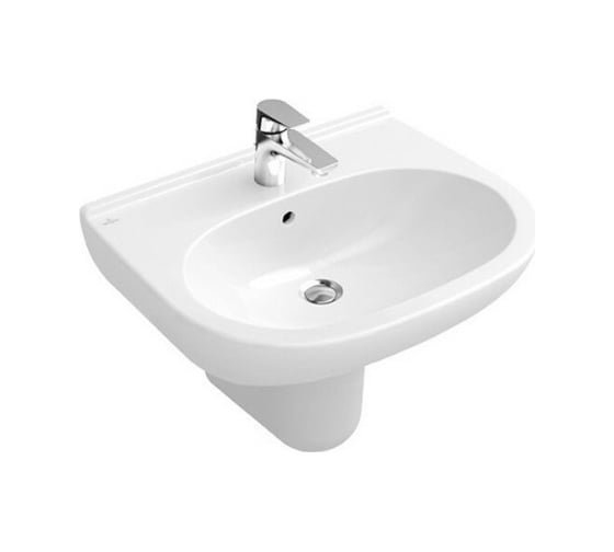 Раковина Villeroy & Boch O'Novo шгв 600x490x180 цвет-альпийский белый 51606001