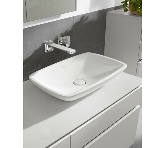 Раковина Villeroy & Boch Loop Friends шгв 585x380x150 цвет-альпийский белый 51540001