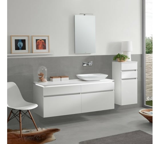 Раковина Villeroy & Boch Loop Friends шгв 585x380x150 цвет-альпийский белый 51540001