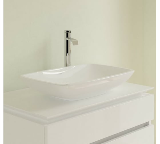 Раковина Villeroy & Boch Loop Friends шгв 585x380x150 цвет-альпийский белый 51540001