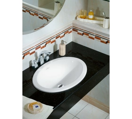 Раковина Villeroy & Boch Loop Friends шгв 505x360x170 цвет-альпийский белый 61551001