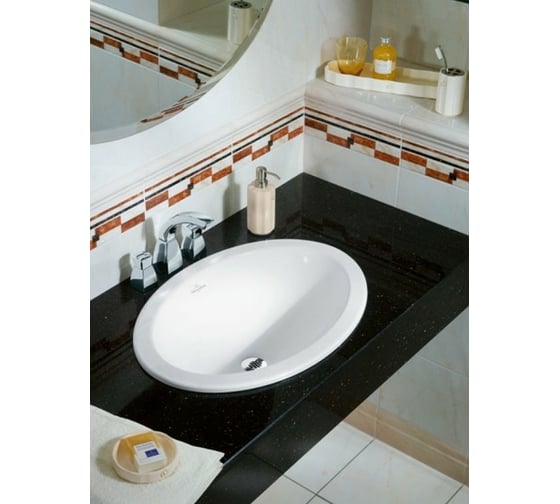 Раковина Villeroy & Boch Loop Friends шгв 660x470x215 CeramicPlus цвет-альпийский белый 615530R1