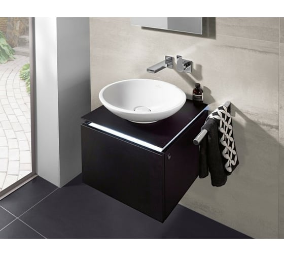 Раковина Villeroy & Boch Loop Friends шгв 430x430x120 CeramicPlus цвет-альпийский белый 514400R1