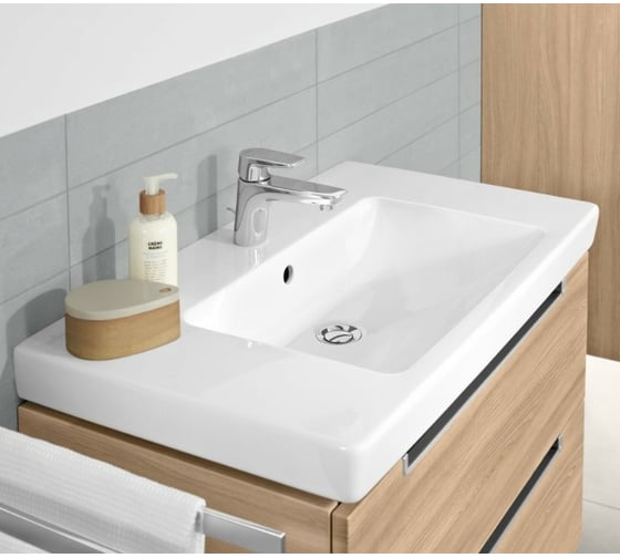 Раковина Villeroy & Boch Subway 2.0 шг 800x470x175, цвет-альпийский белый 71758001