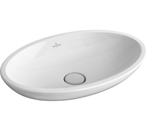 Раковина Villeroy & Boch Loop Friends шгв 585x380x110 CeramicPlus цвет-альпийский белый 515100R1