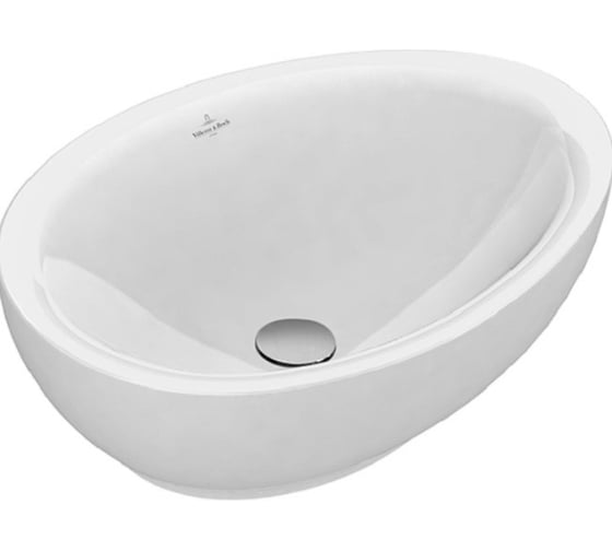 Раковина Villeroy & Boch Aveo New Generation шг 595x440 CeramicPlus цвет-альпийский белый 413260R1
