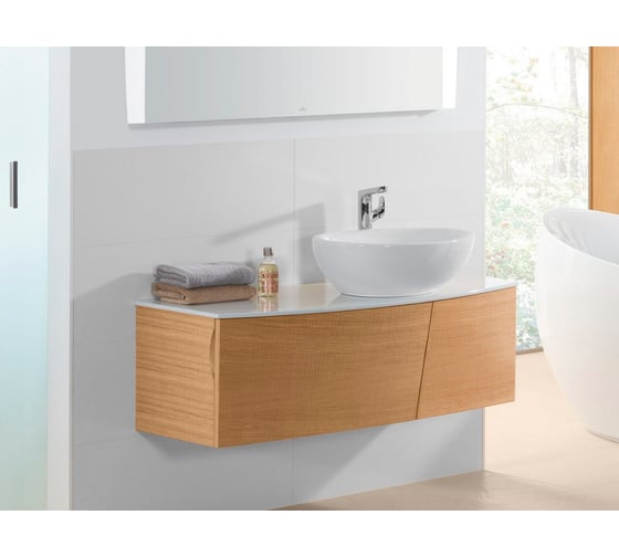 Раковина Villeroy & Boch Aveo New Generation шг 595x440 CeramicPlus цвет-альпийский белый 413260R1