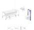 Комплект 6 в 1 Lavinia Boho Pure акриловая ванна 170x75 с инсталляцией, подвесным унитазом 20221306R 1
