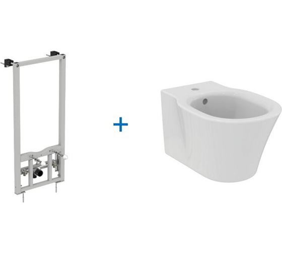 Комплект 2 в 1 биде + инсталляция Ideal Standard Connect Air D212101