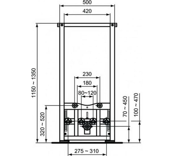Комплект 2 в 1 биде + инсталляция Ideal Standard Connect Air D212101