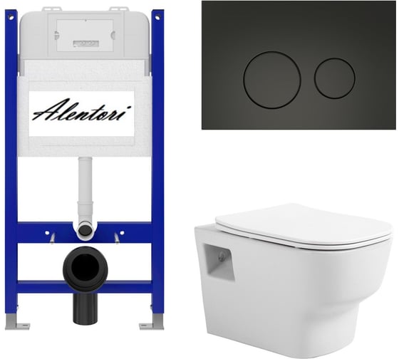 Комплект Инсталляция для подвесного ALENTORI AL.SIS33TAL.CHI103BM1000090 1