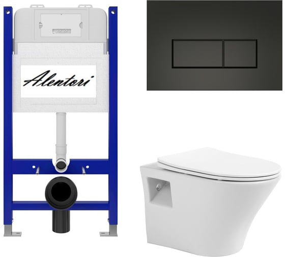 Комплект Инсталляция для подвесного ALENTORI AL.SIS33TAL.CHI203BM1000080 1