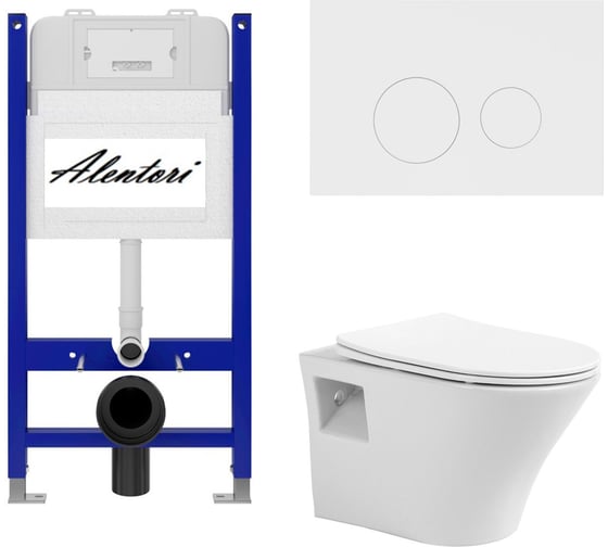 Комплект Инсталляция для подвесного ALENTORI AL.SIS33TAL.CHI019WM1000080 1