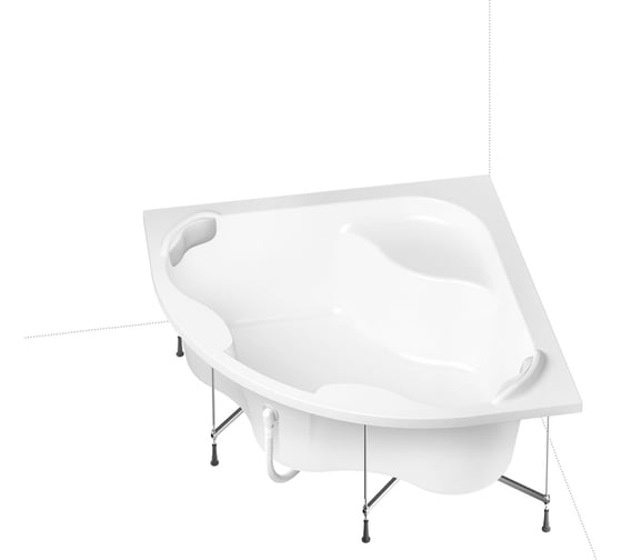 Комплект 6 в 1 Lavinia Boho Aveo акриловая ванна 150x150 с инсталляцией, подвесным унитазом 20221394R