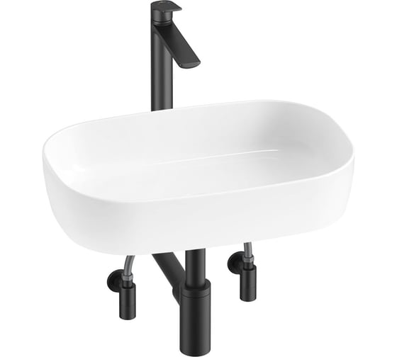 Комплект 6 в 1 Lavinia Boho Bell Pro акриловая ванна 150x100 с инсталляцией, подвесным унитазом 20221367R
