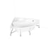 Комплект 6 в 1 Lavinia Boho Bell Pro акриловая ванна 140x95 с инсталляцией, подвесным унитазом 20221357R 2