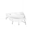 Комплект 6 в 1 Lavinia Boho Bell Pro акриловая ванна 140x95 с инсталляцией, подвесным унитазом 20221361R 2