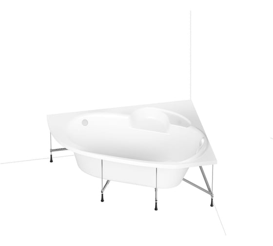 Комплект 6 в 1 Lavinia Boho Bell Pro акриловая ванна 170x110 с инсталляцией, подвесным унитазом 20221386R