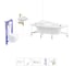Комплект 6 в 1 Lavinia Boho Bell Pro акриловая ванна 160x105 с инсталляцией, подвесным унитазом 20221376R 1