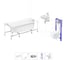 Комплект 6 в 1 Lavinia Boho Biore акриловая ванна 170x70 с инсталляцией, подвесным унитазом 20221257R 1