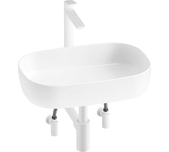 Комплект 6 в 1 Lavinia Boho Biore акриловая ванна 150x70 с инсталляцией, подвесным унитазом 20221250R